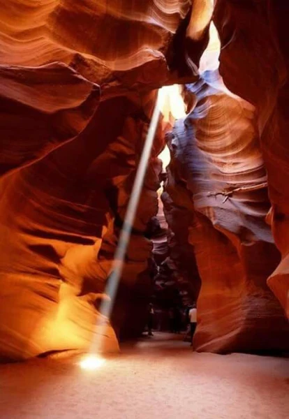 Colored canyon map