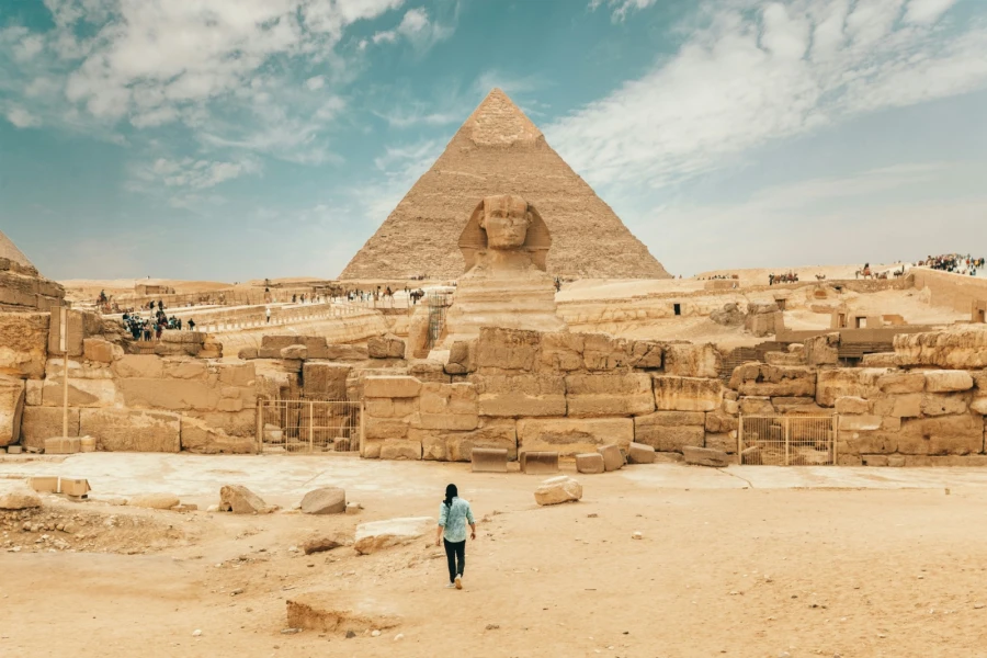 The Giza Pyramid Complex is perhaps the most famous and spectacular archaeological site on earth.