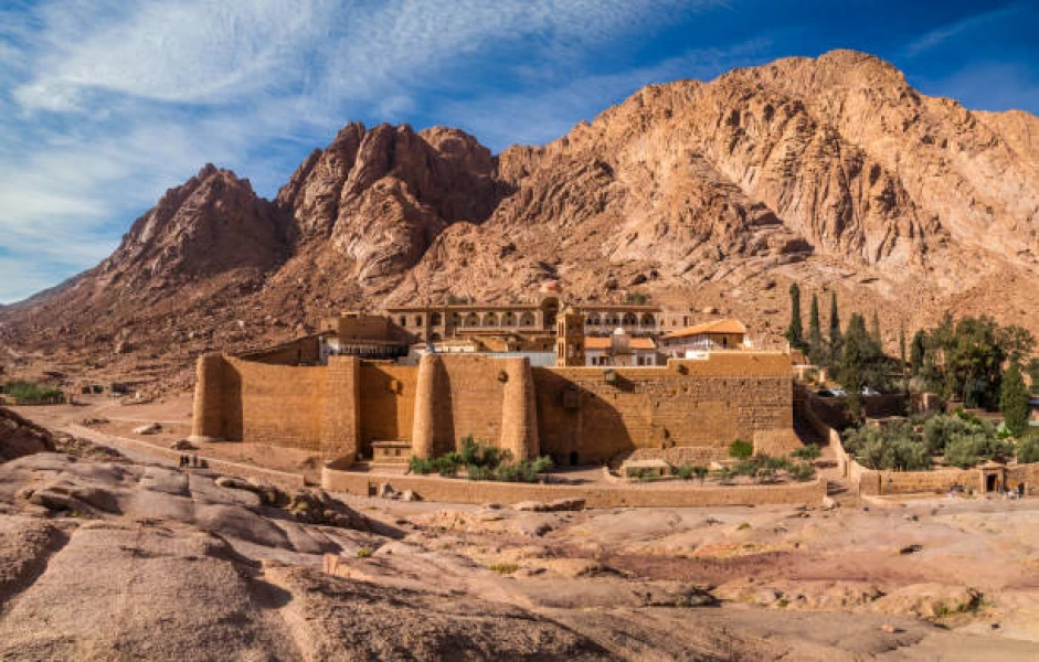 Saint Catherine's Monastery, officially the Sacred Autonomous Royal Monastery