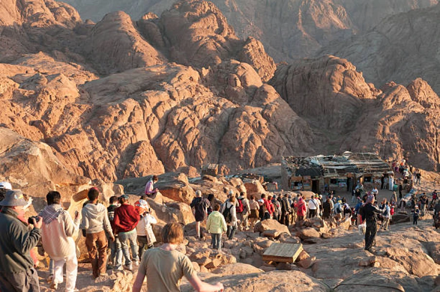 Mount Sinai, also known as Jabal Musa, is a mountain on the Sinai Peninsula of Egypt