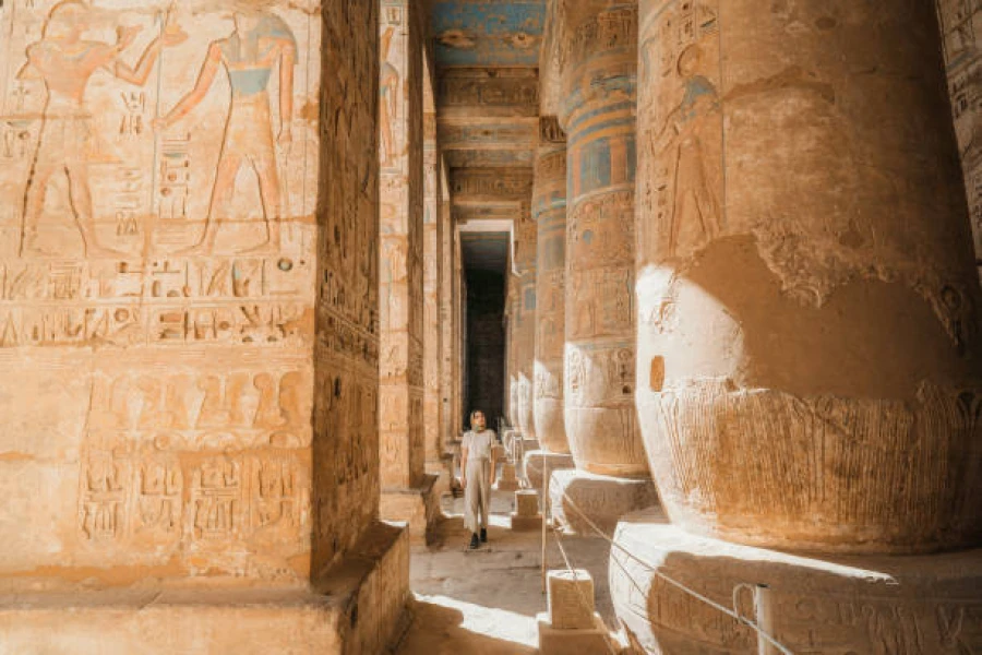 Luxor temple architecture