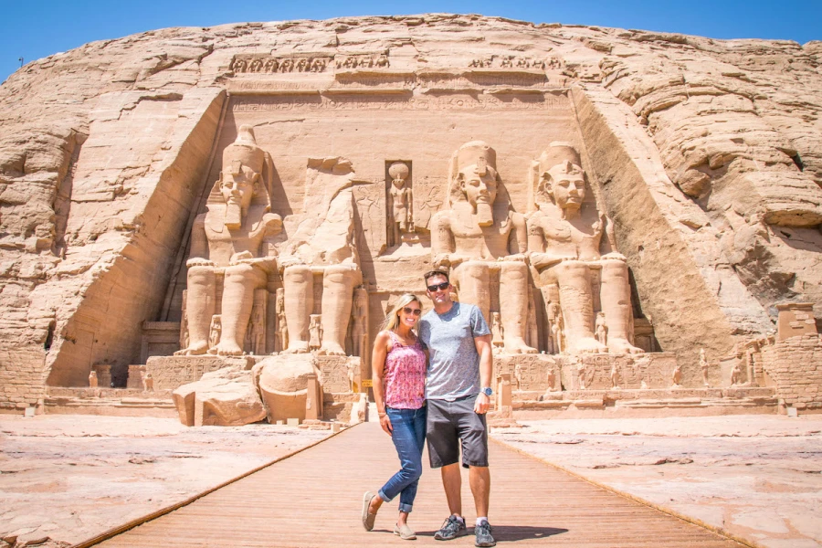 Noël en Égypte : explorez les majestueux temples d'Abou Simbel