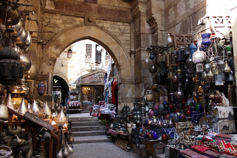 Christmas Egypt tour package Shop at Khan El Khalili Bazaar