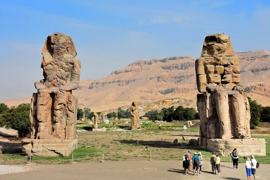 Explore the magnificent Colossi of Memnon this Christmas