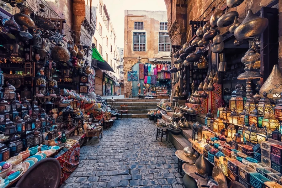 Noël en Égypte faites vos achats au bazar Khan El Khalili