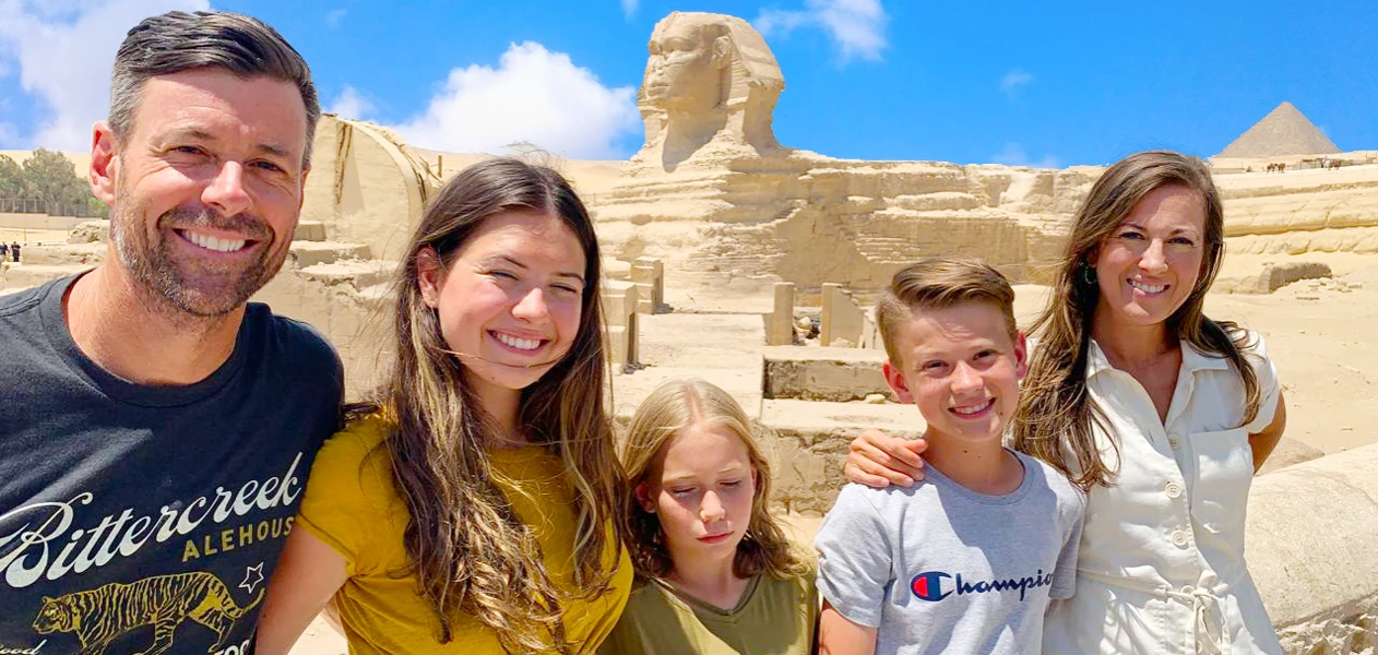 Explorez l'Égypte et le Sphinx à Noël