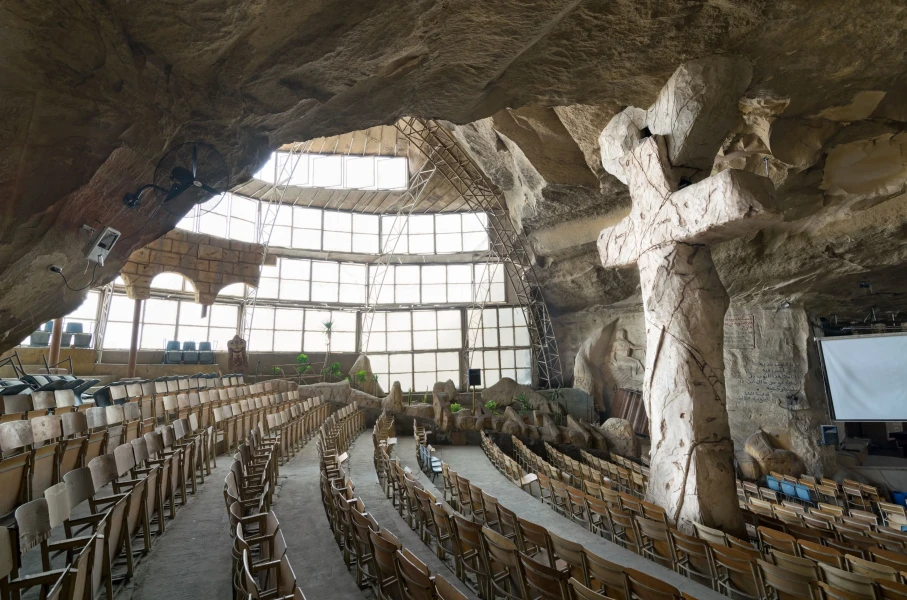 Exploring the Famous Cave Church in Cairo