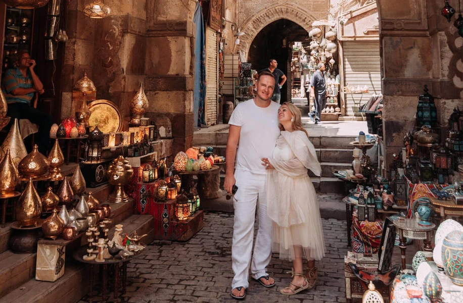 Cairo old bazaar at Khan El Khalili