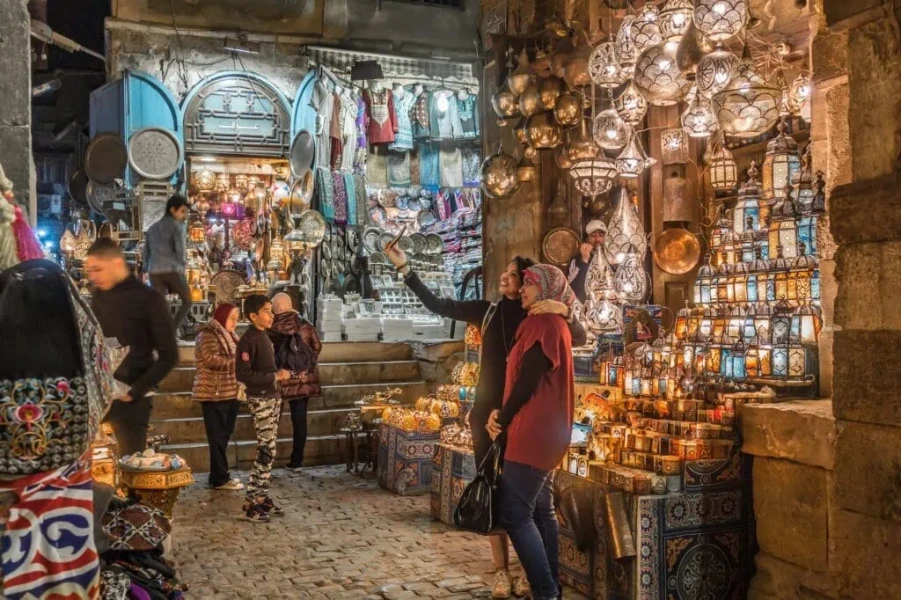 Khan El Khalili traditional market Cairo
