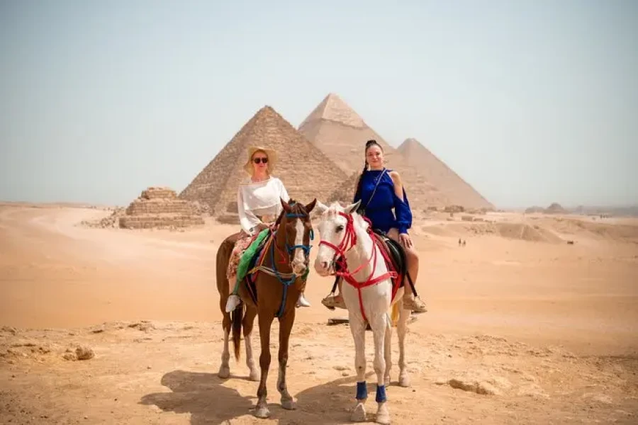 Horse Ride at Giza Pyramids in your Cairo day tour