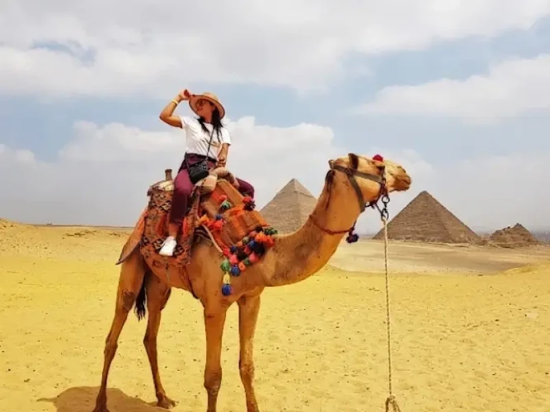 Enjoy a Camel Ride in your Cairo day tour
