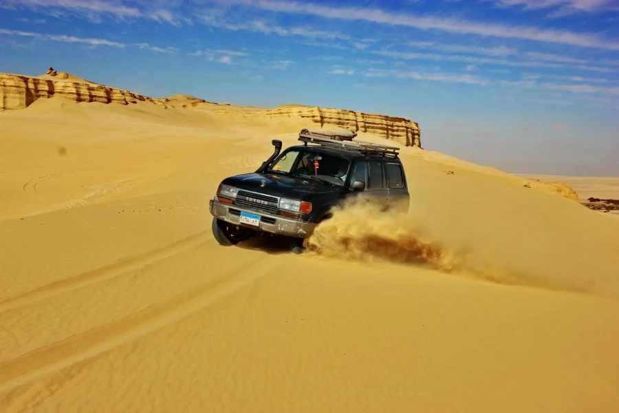 Fayoum desert safari with dunes and natural landscapes