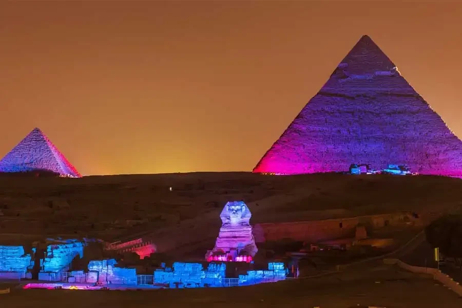 Historic sound and light show