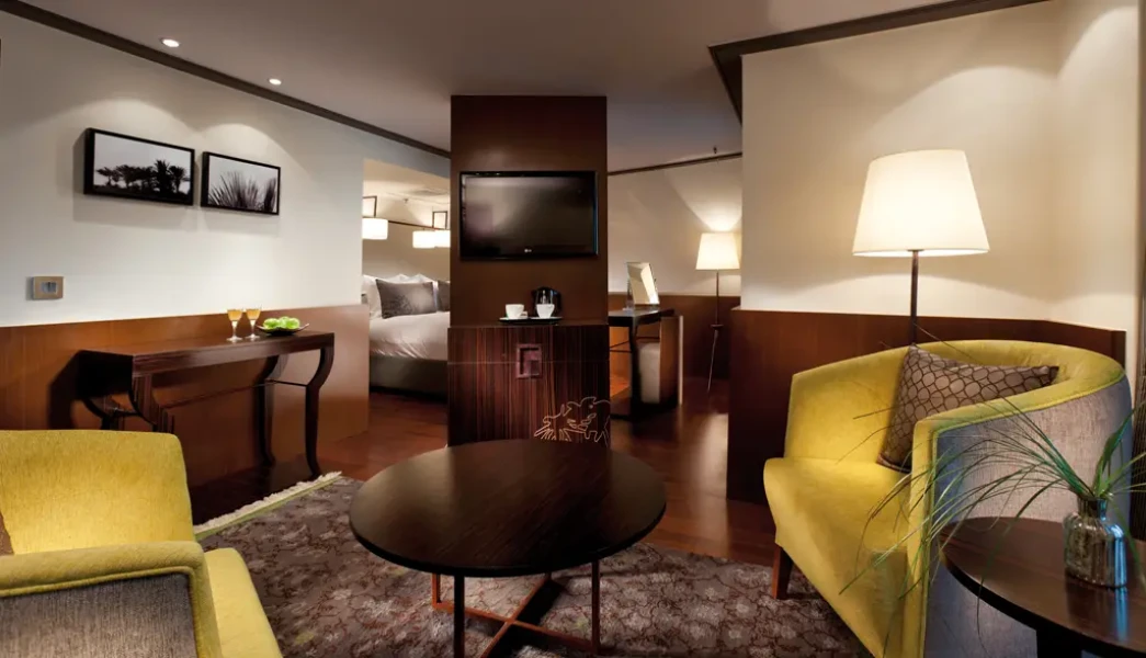 Hotel lobby lounge