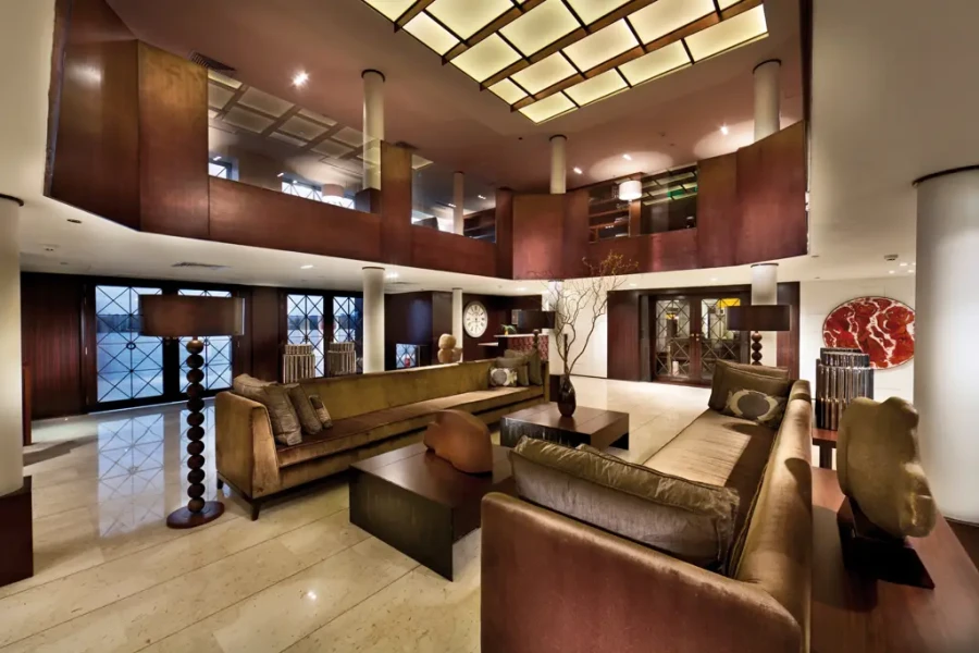The luxurious lobby area of the MS Esplanade