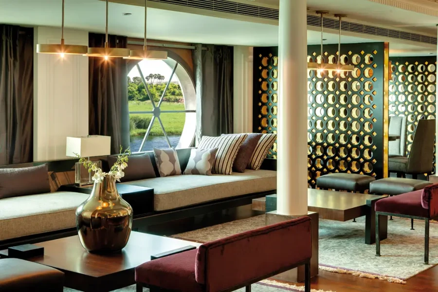 Lounge aboard the MS Esplanade