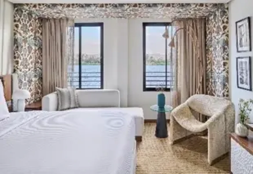 This luxurious suite a private