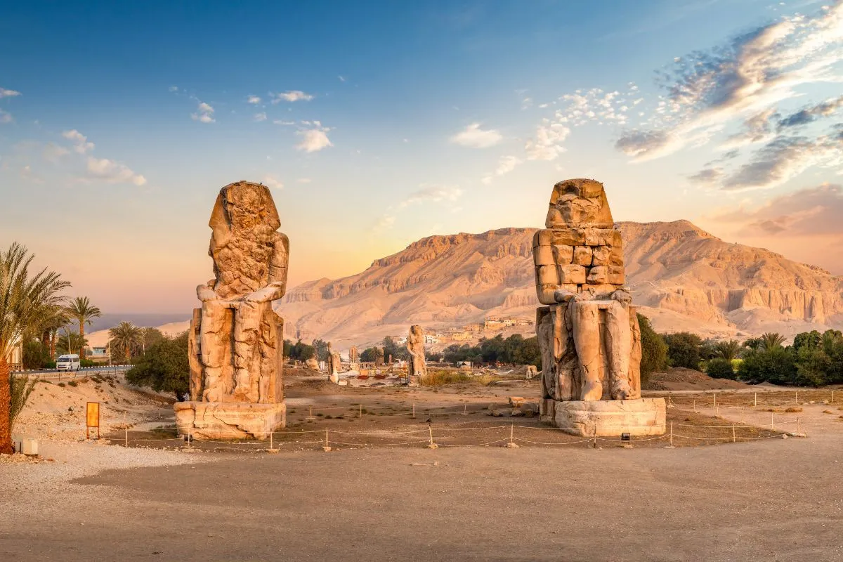 Colossi of Memnon Egypt Solar Tour