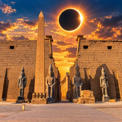 Egypt Total Solar Eclipse 2027: 3-Day Luxor Eclipse Tour from Hurghada