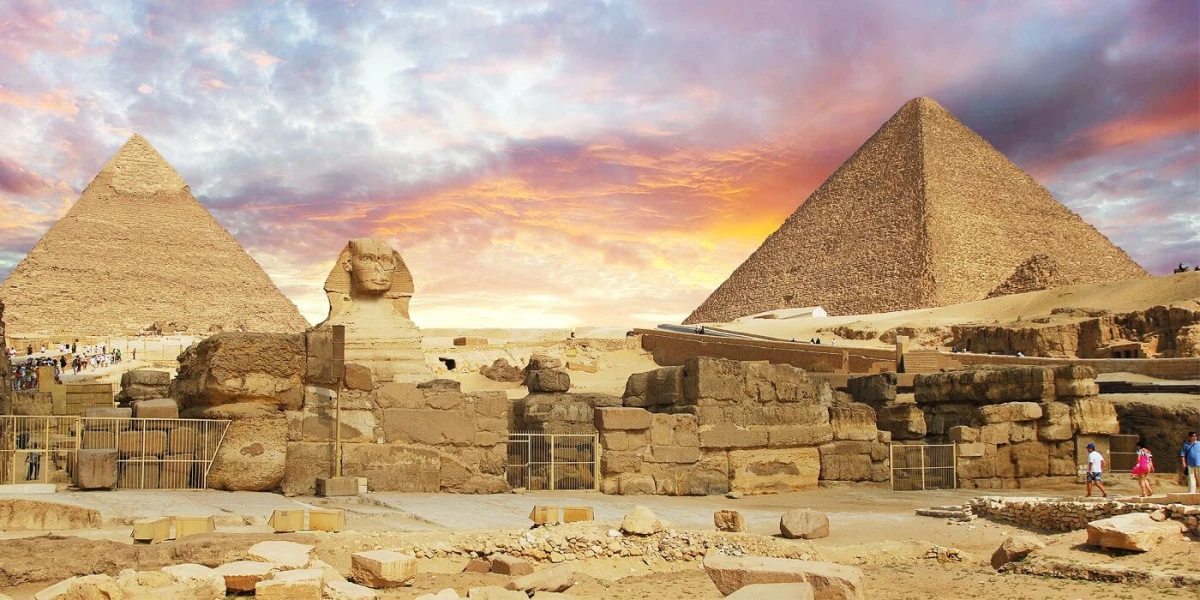 The Timeless Wonders of the Giza Pyramids