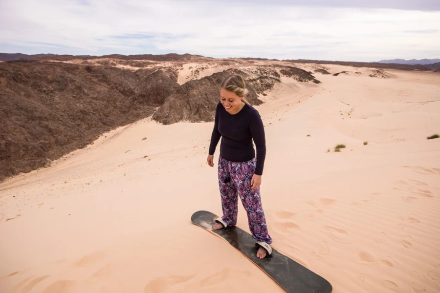 Sandboarding no Sinai