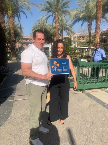 Tourists of Happy Egypt