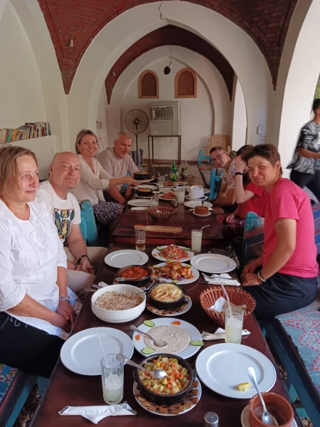 Tourists of Happy Egypt