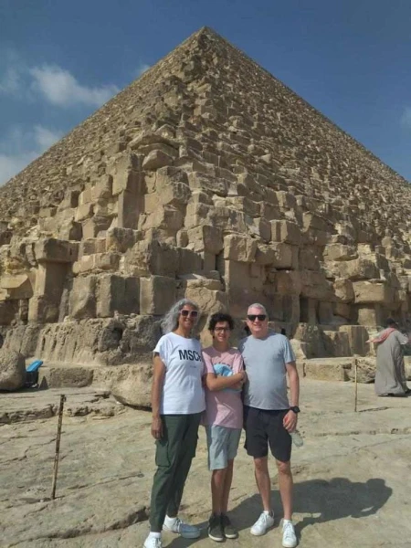 Tourists of Happy Egypt