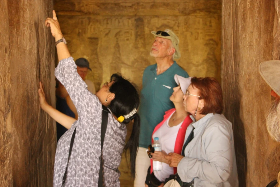 Tourists in Egypt