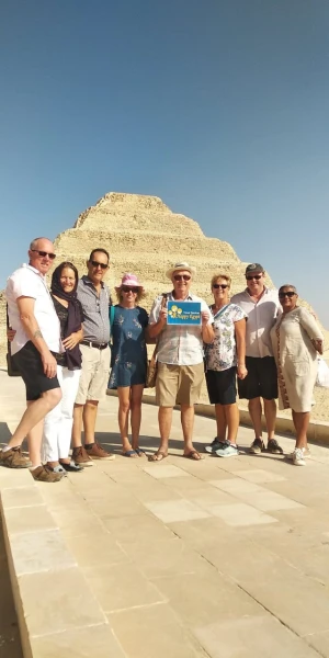 Happy Egypt Tourists